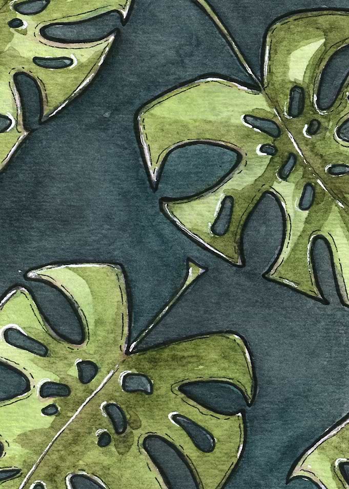 Tropical Palm Leaves