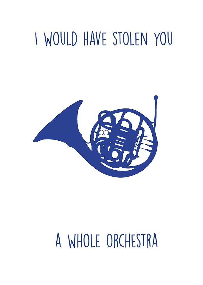 Blue French Horn - HIMYM