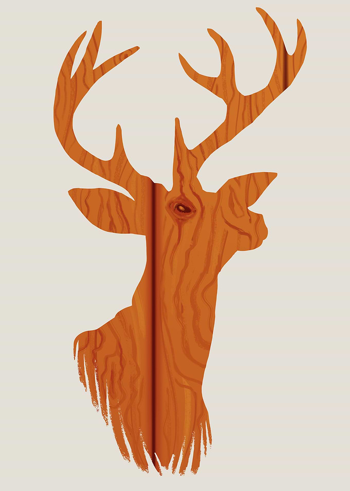 Wooden Deer