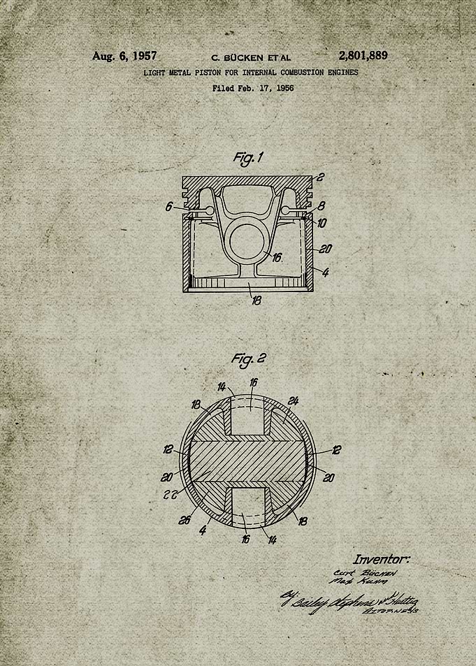 1956 Light Metal Piston