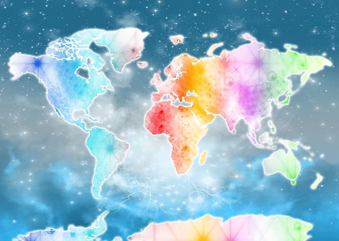 world map