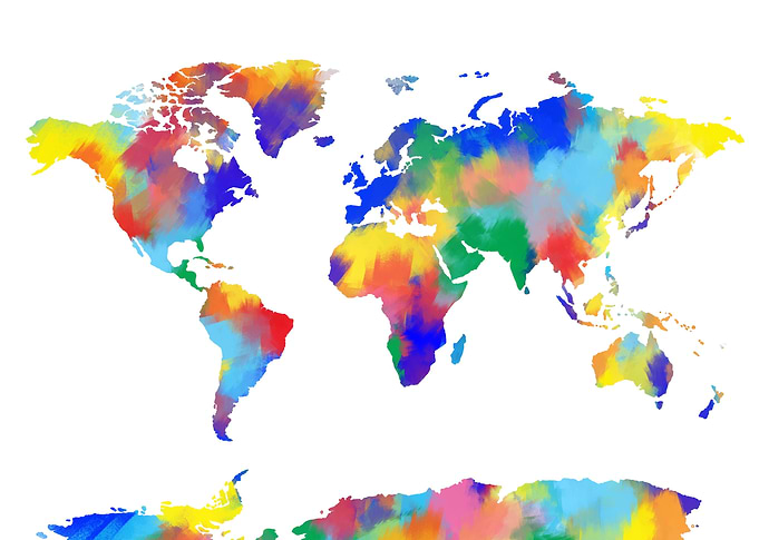 world map