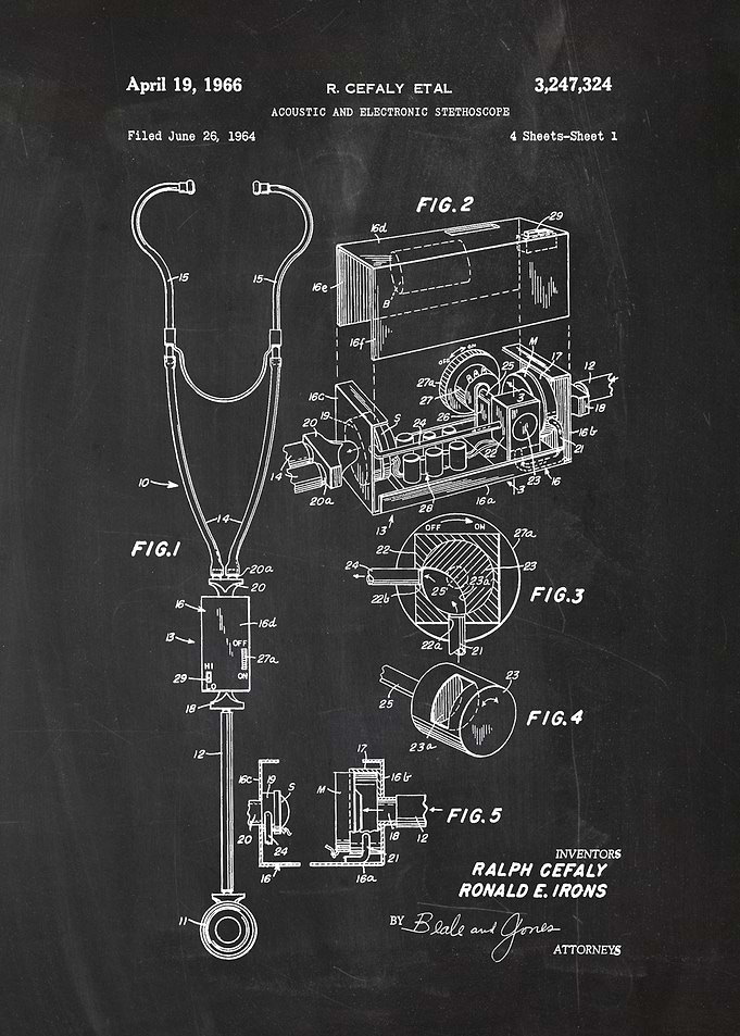 1964 Acoustic Stethoscope