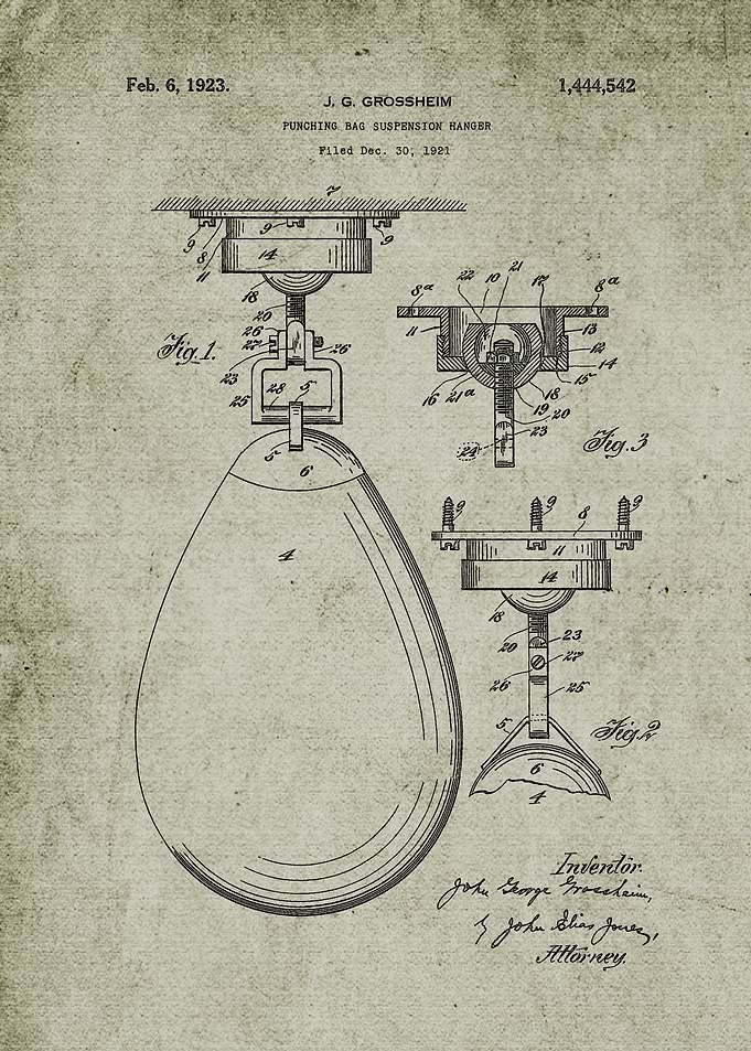 1921 Punching Bag Hanger