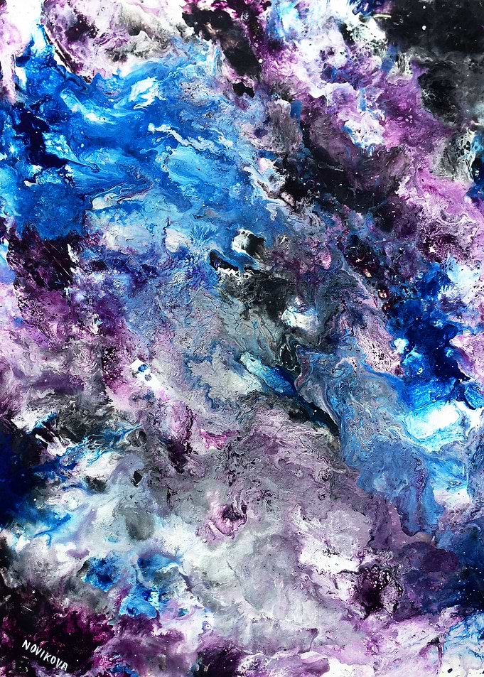 Violet-blue unknown World