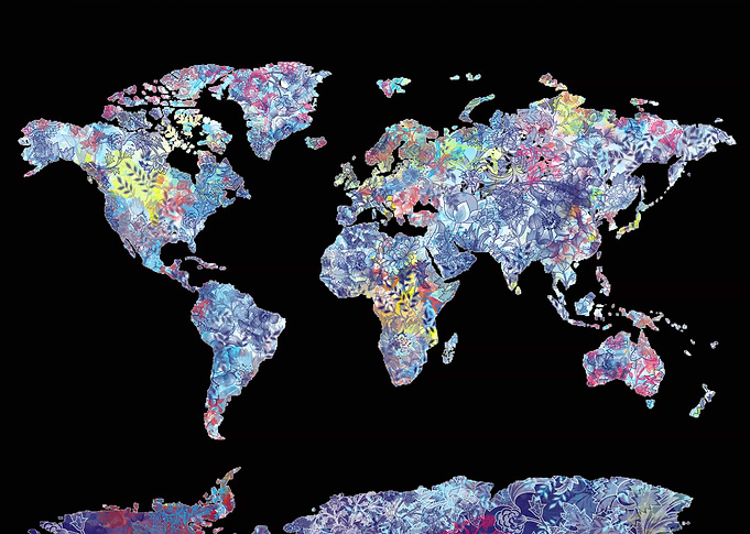 world map