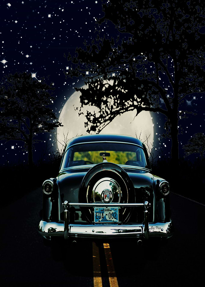 black car