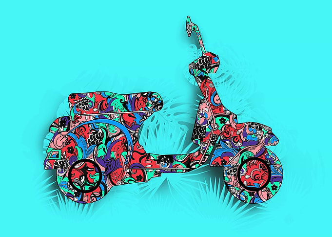 retro scooter 3