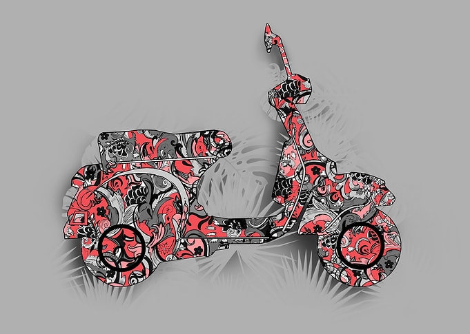 retro scooter 4