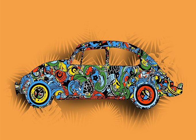retro car