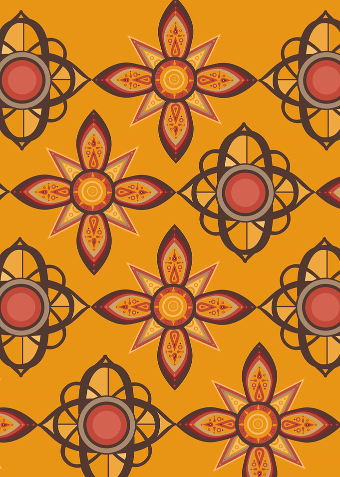 retro pattern 6