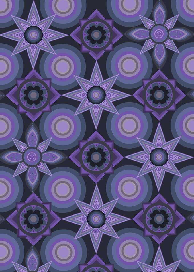 retro pattern 8