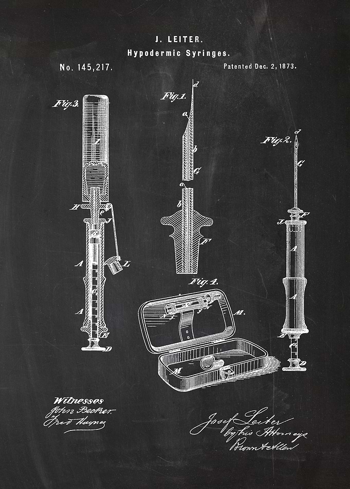 1876 Hypodermic Syrigines