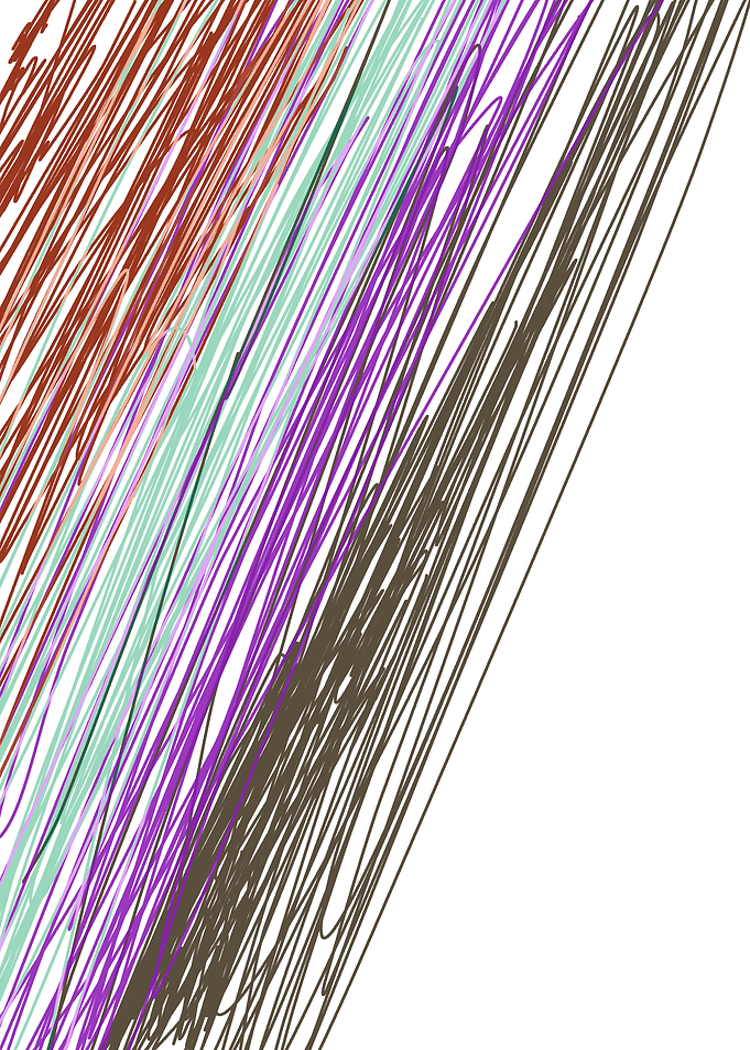 Design lines on white