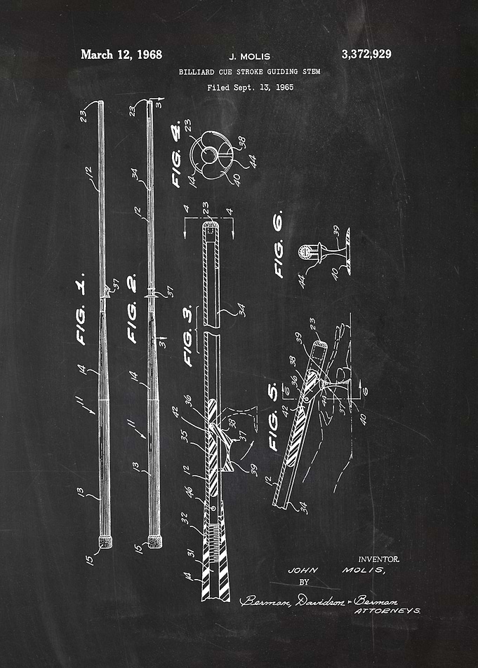 1965 Billiard Cue
