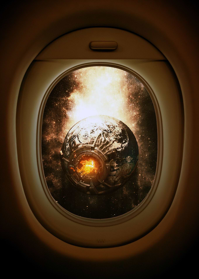 Earth core on your window