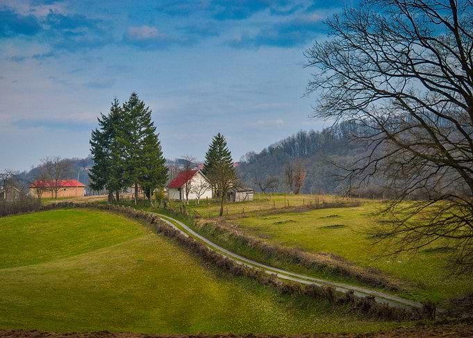 Mountain cottage Europe
