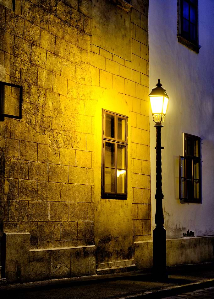 Budapest by lamplight
