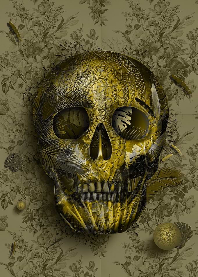 skull gold