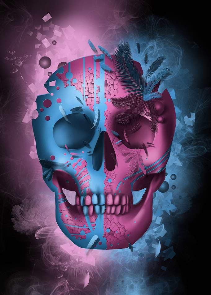 skull black
