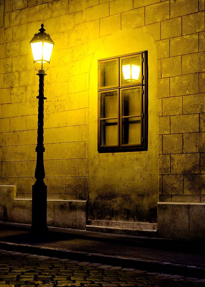 Budapest by lamplight