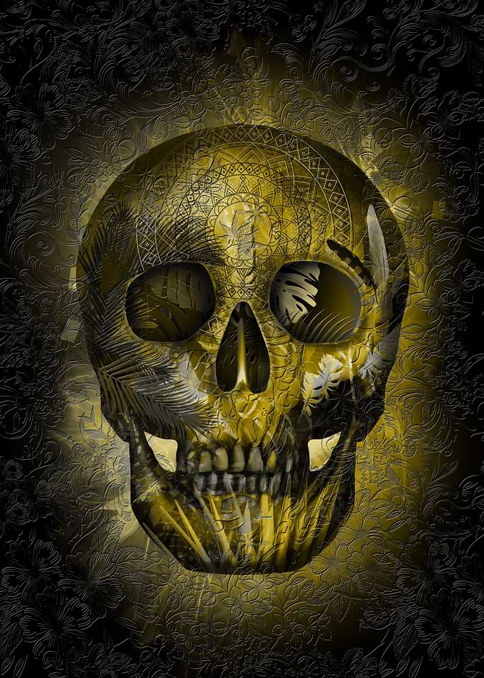 skull gold 2