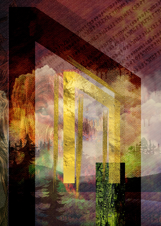 Uruz Rune Digital Art