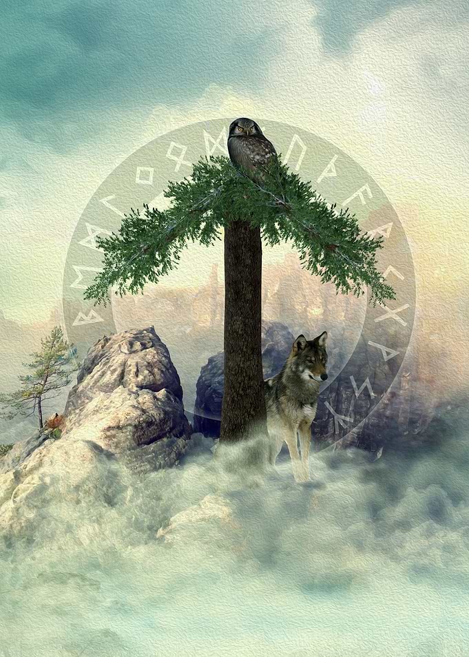 Tiwas Rune Digital Art