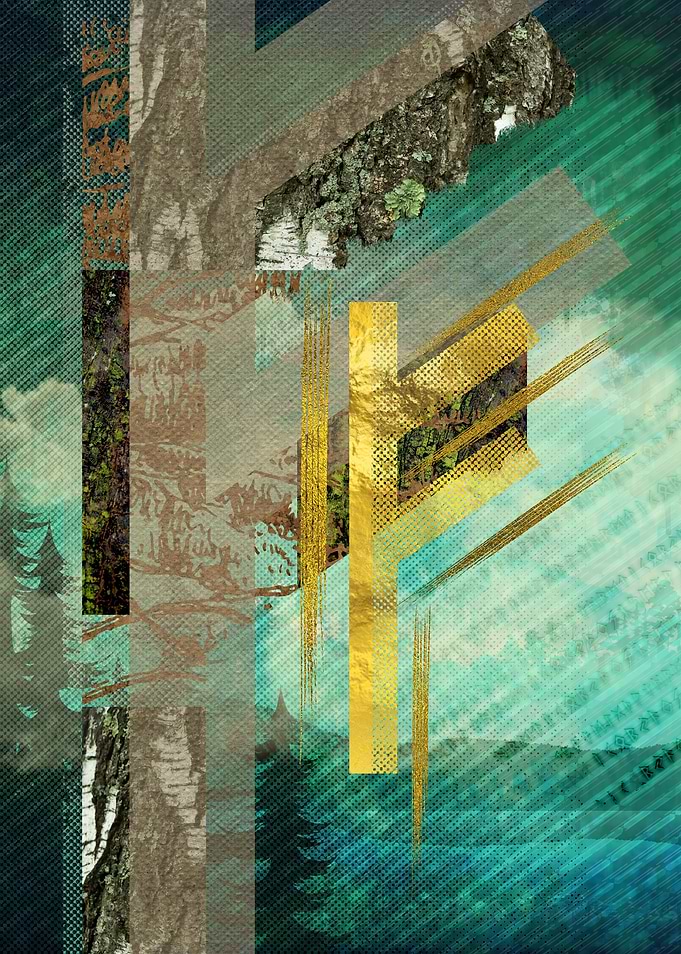 Fehu Rune Digital Art