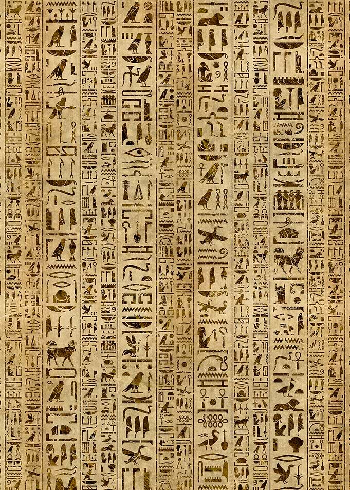 Egyptian hieroglyphs