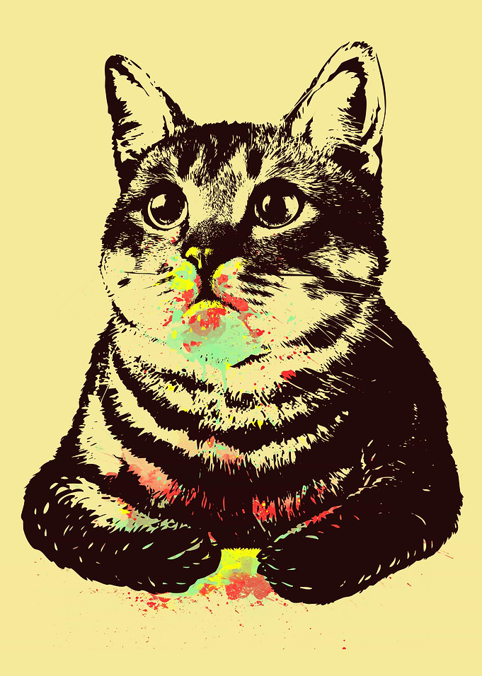 Paintlover Cat
