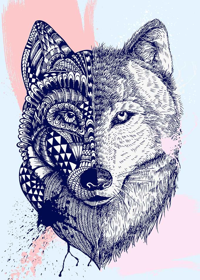 Abstract Wolf