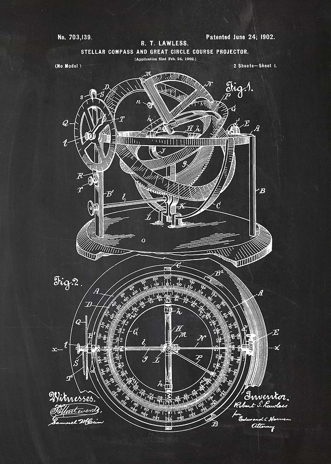 1902 Stellar Compass
