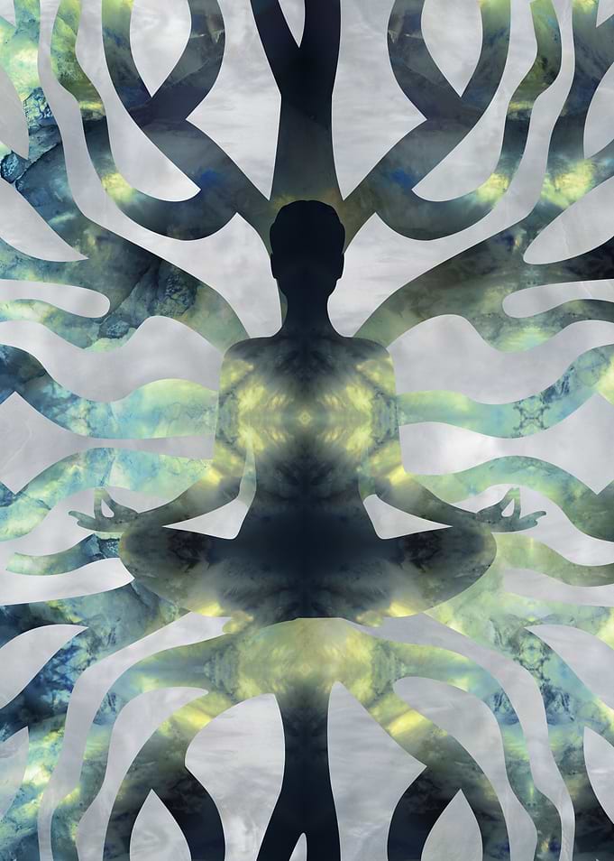 Yoga Asana in Agate
