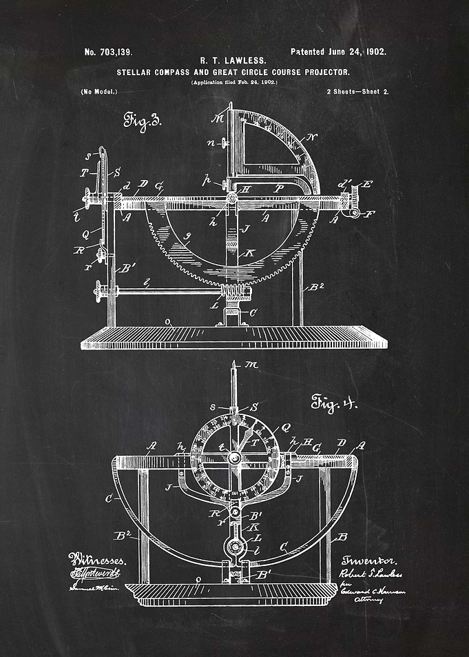 1902 Stellar Compass