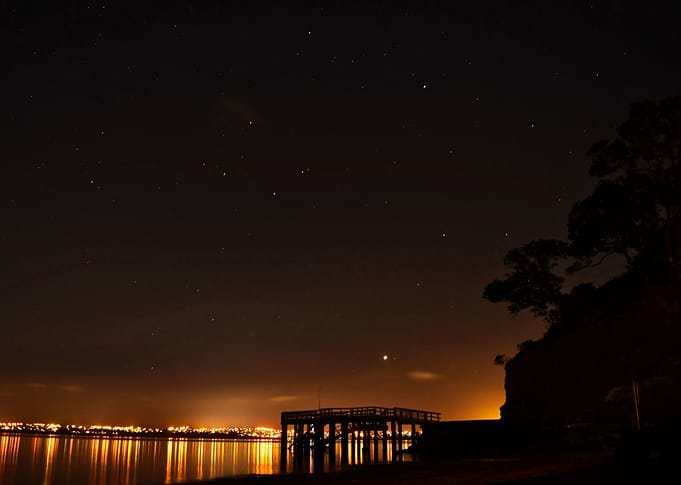 Venus Above the Pier
