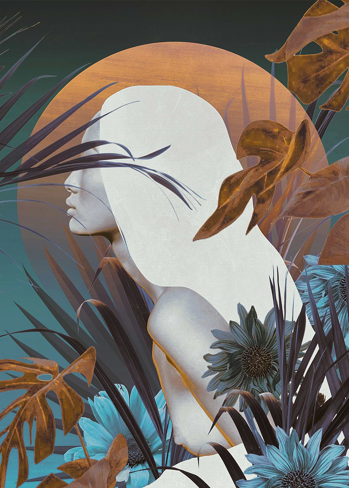 Golden Tropical Garden