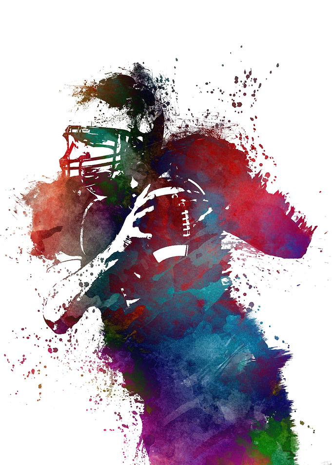 American football player