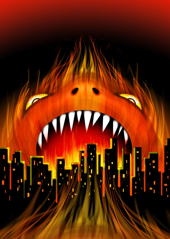 Monster City Fire Beast