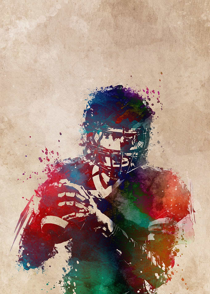 American football play