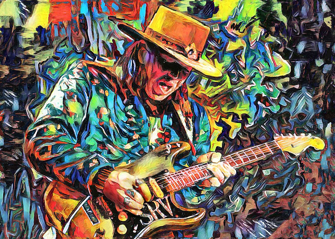 Stevie Ray Vaughan Art