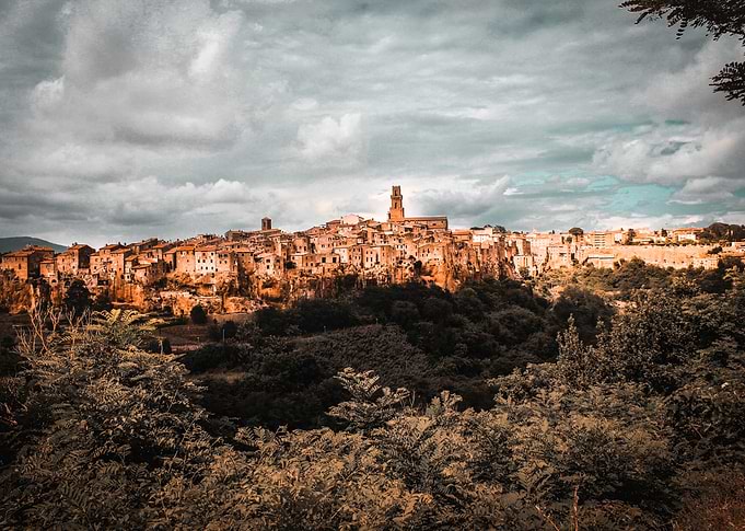 Italian medieval landscape