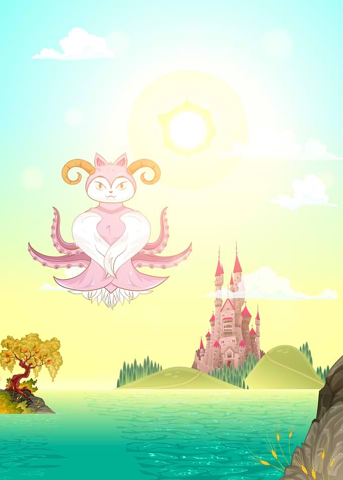 Cute kid Monster for girl