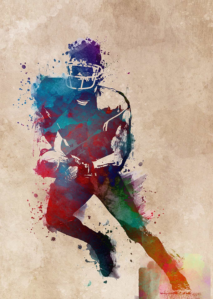 American football play