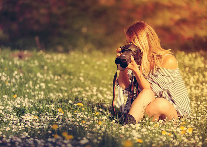 Beautiful woman photograph
