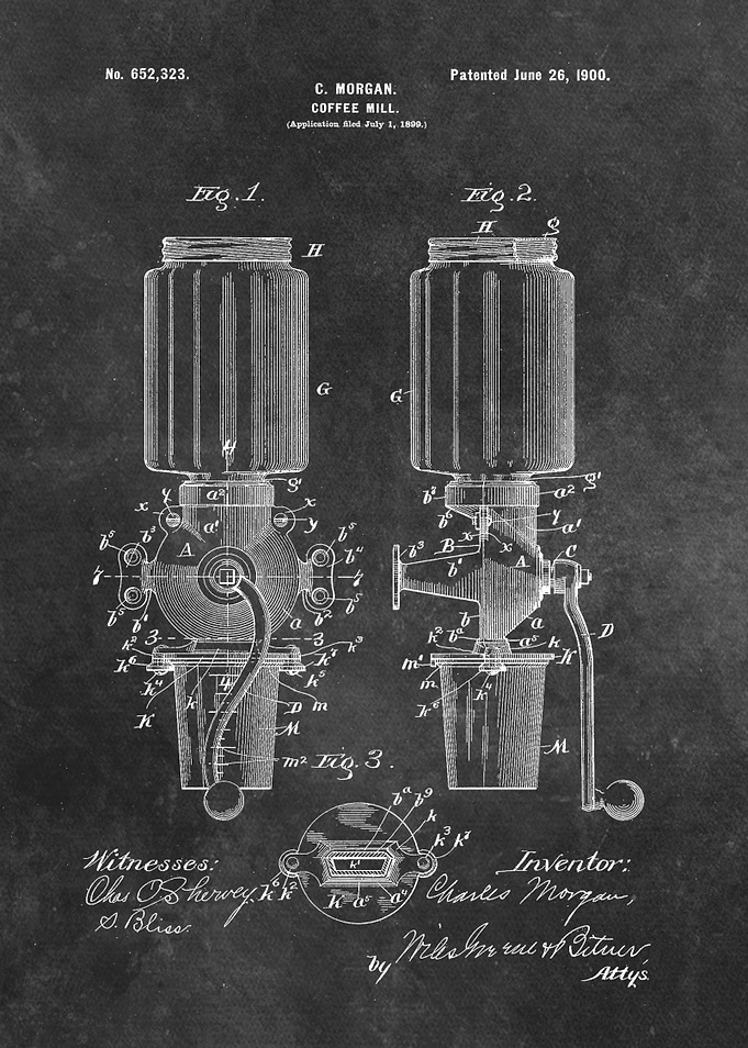 patent Morgan 1900 Coffee