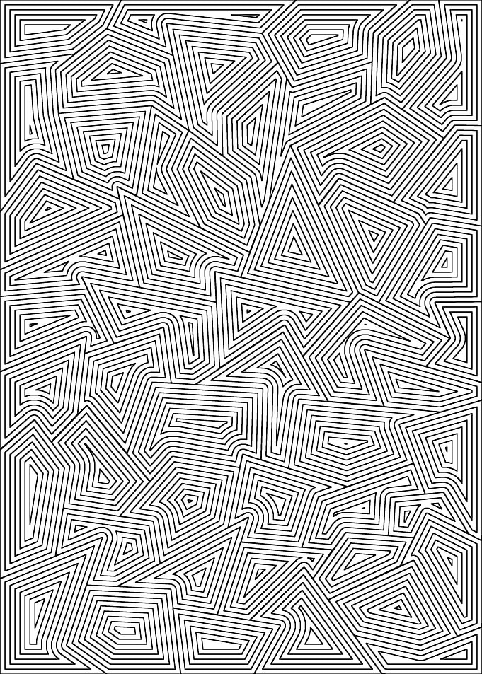 Black on White Line