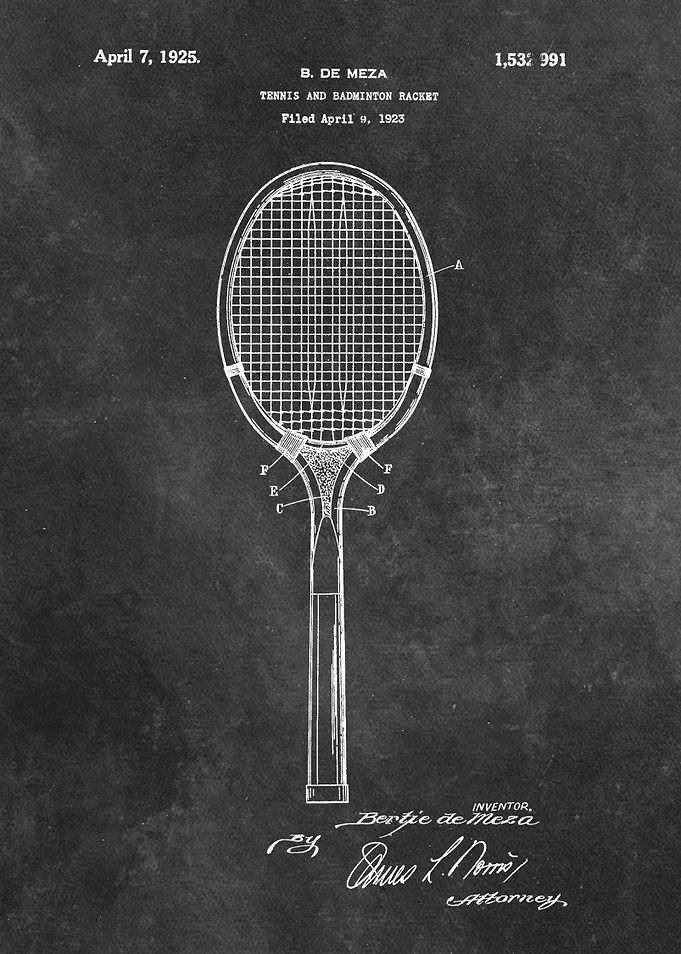 patent Meza Tennis and bad
