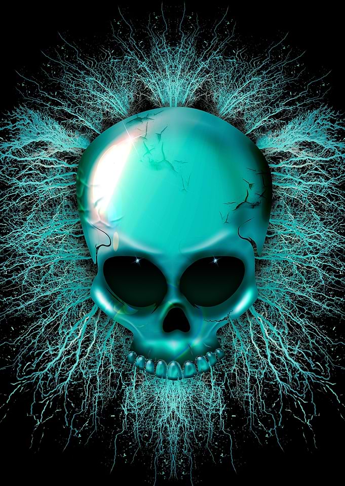 Skull Ghost Hologram Monst