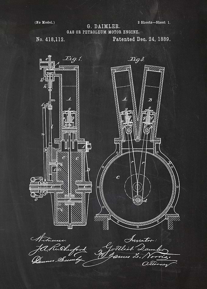 Daimler Motor Engine
